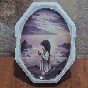 Precious Moments Decorative Oval Plate Mural Hamilton The Pearl of Great Price 1